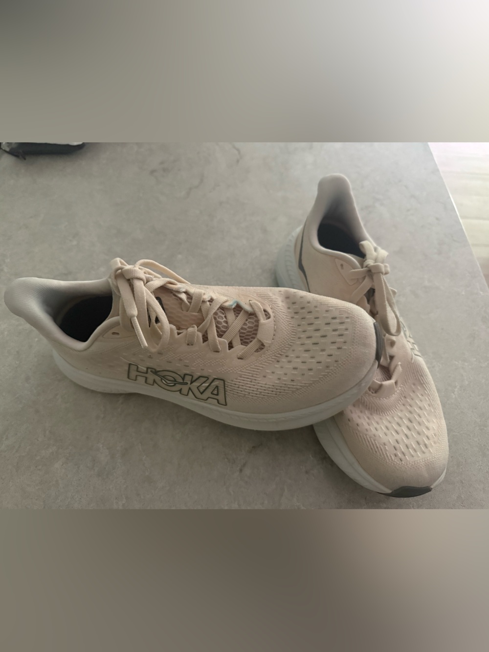 Hoka Women's Running Shoes in Light Blush